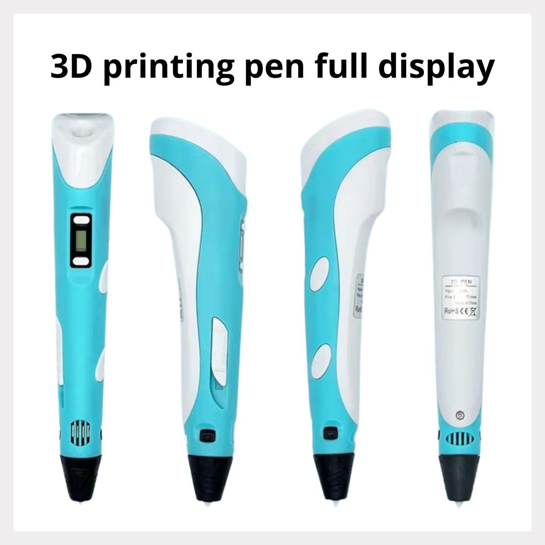3D Printing Pen DIY Three-dimensional Painting Children Toys Fun Camouflage with Power Adapter PLA Filament New Style Gift