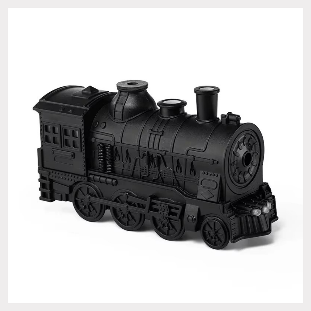 Mini Train Aromatherapy Diffuser - Ultrasonic Cool Mist Humidifier with LED