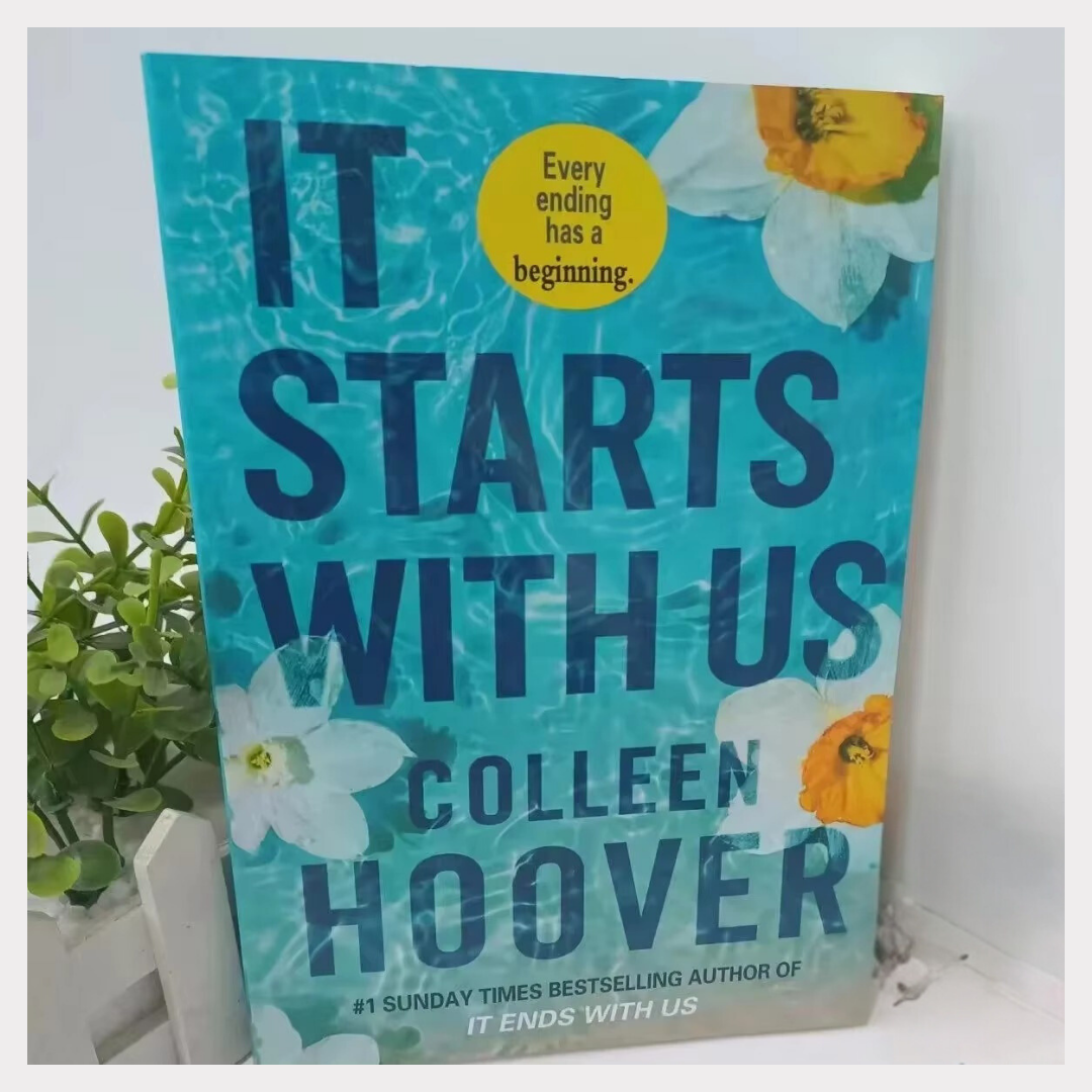 It Starts with Us By Colleen Hoover/It Ends with Us Novels Book In English #1 Sunday Times Bestselling Paperback